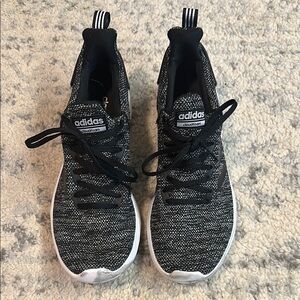 Adidas Black and White Cloudfoam Sneakers